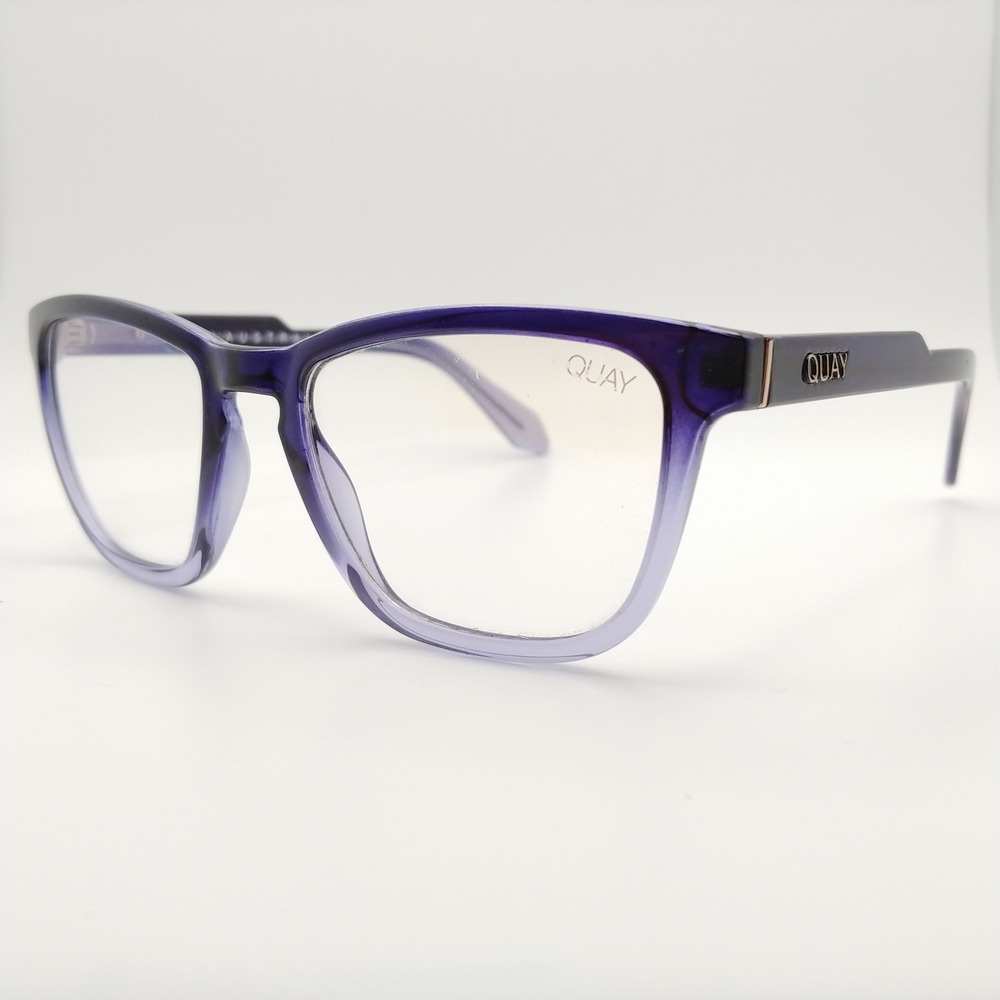 Quay Hardwire 126 Eyeglasses Women 57-20-145 Purple Gradient Square Frames Only